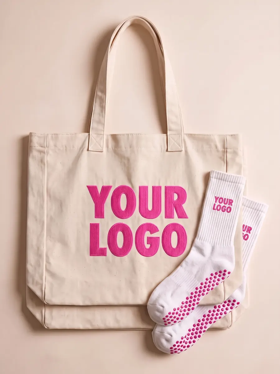 Flat-Lay des Inhalts von Pro